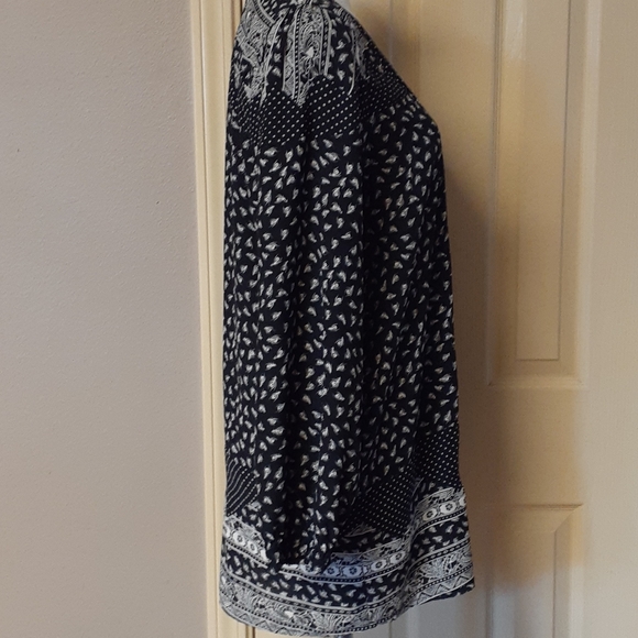 Diane Freis Vintage Black & White Jacket Blouse - Picture 2 of 10